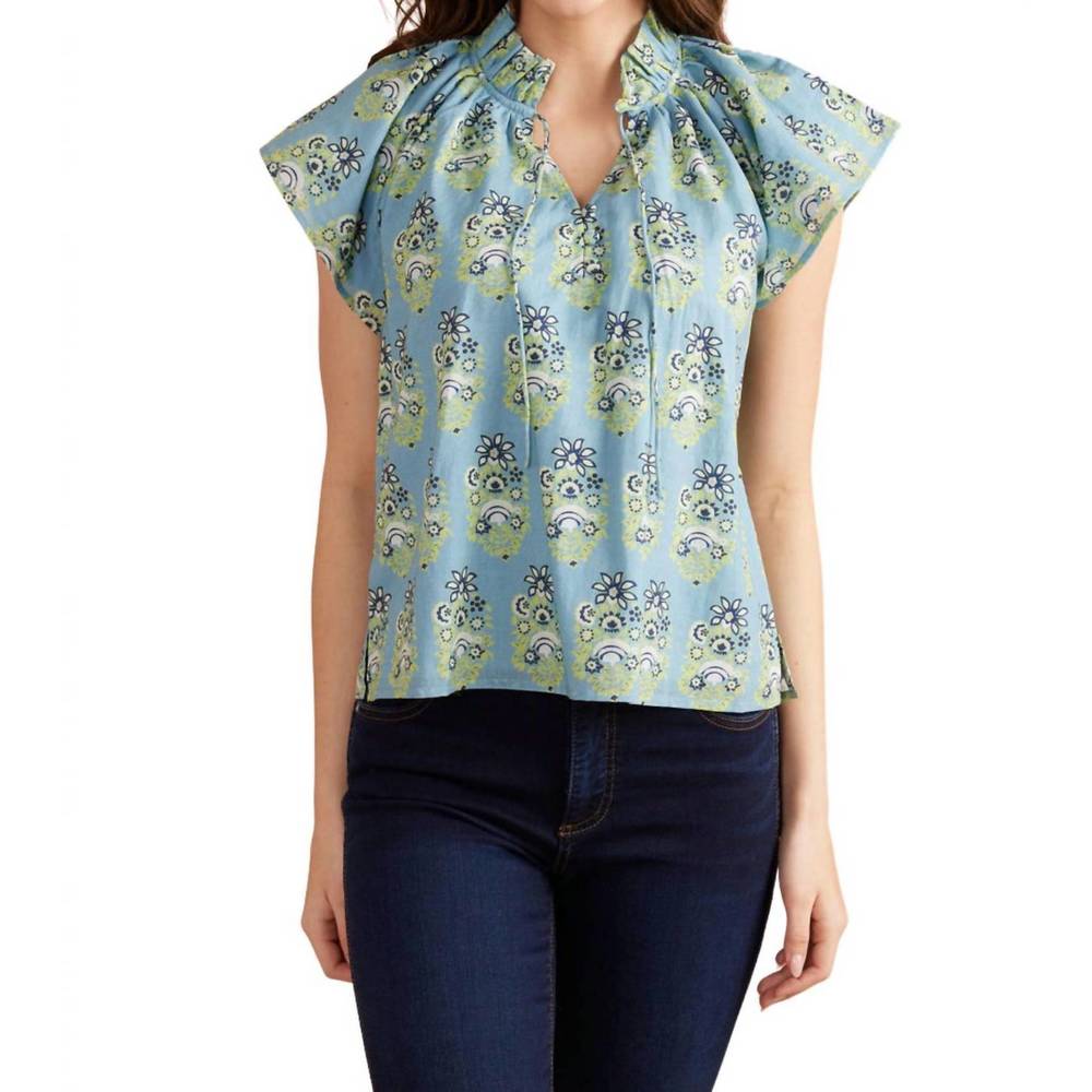 NEW DOUBLE A em top in bloom